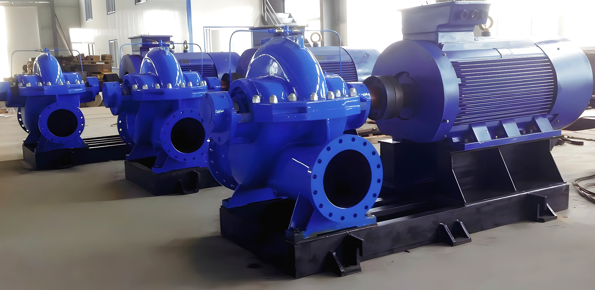 高效节能单级双吸中开式离心泵厂家博源机电