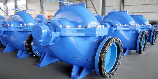 高效节能单级双吸中开式离心泵厂家博源机电