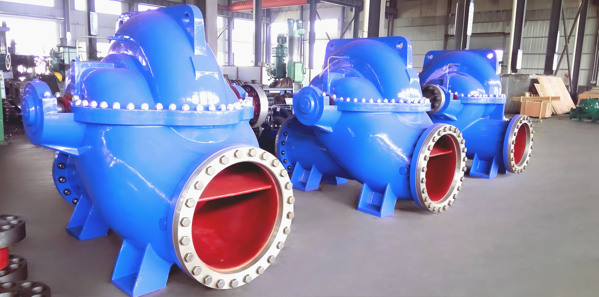 高效节能单级双吸中开式离心泵厂家博源机电